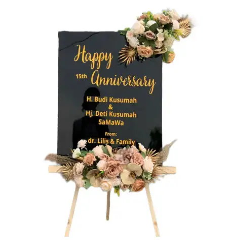 Papan Bunga Akrilik Karangtempel