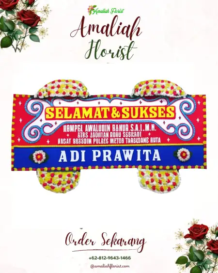 Papan Bunga Ucapan Selamat Karangtempel