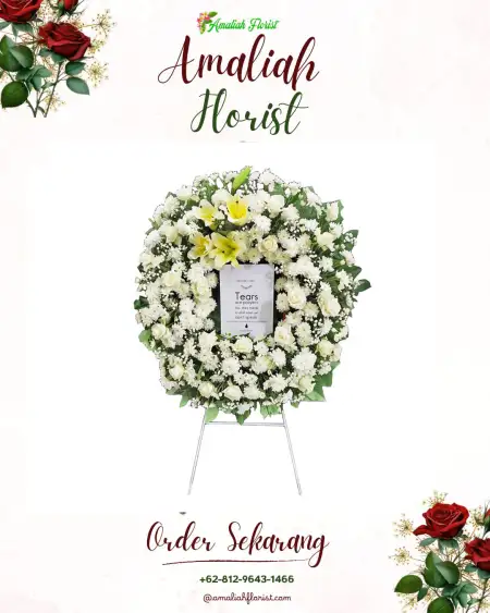 Krans Bunga Duka Karangtempel